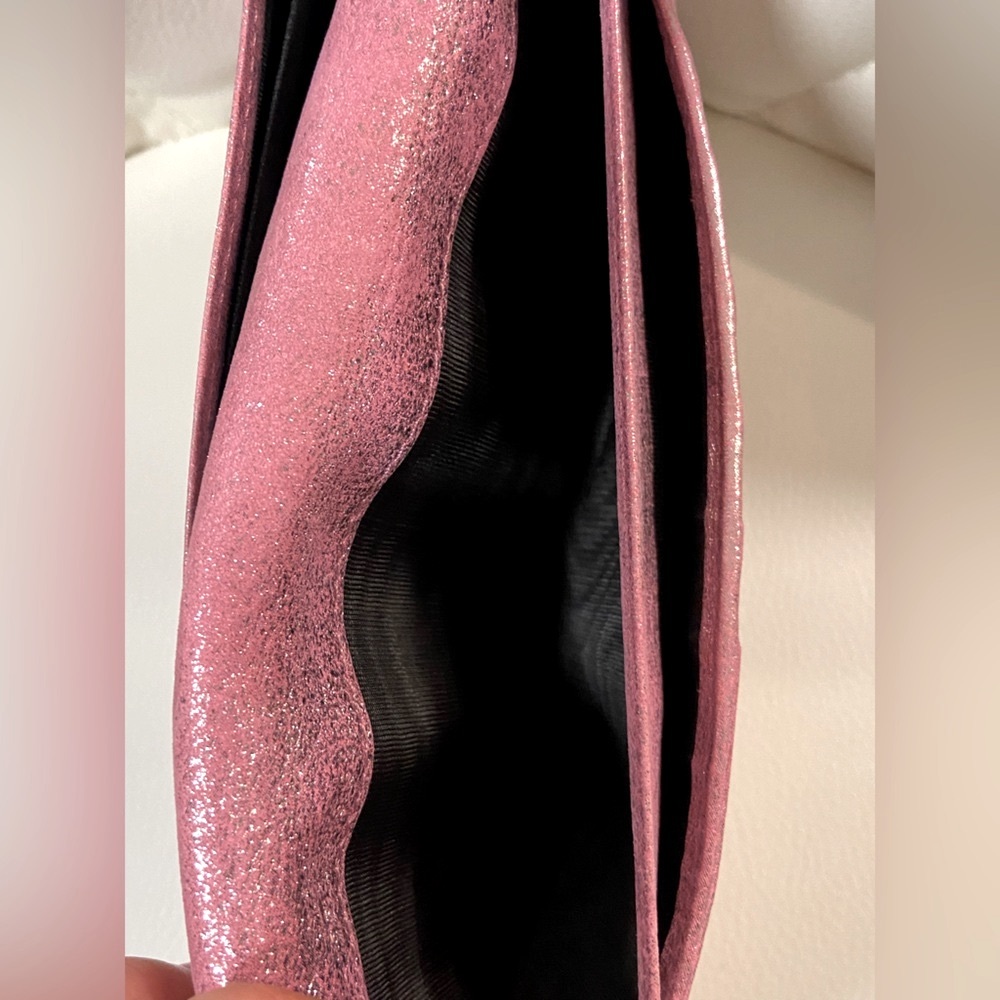 BALENCIAGA Le City Pink Leather Long Bifold Wallet, EUC - Picture 11 of 15